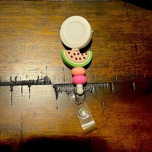 Watermelon badge holder